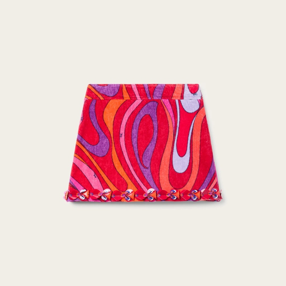 NWT ⭐️ PUCCI Marmo Embroidered Mini Skirt (IT44)